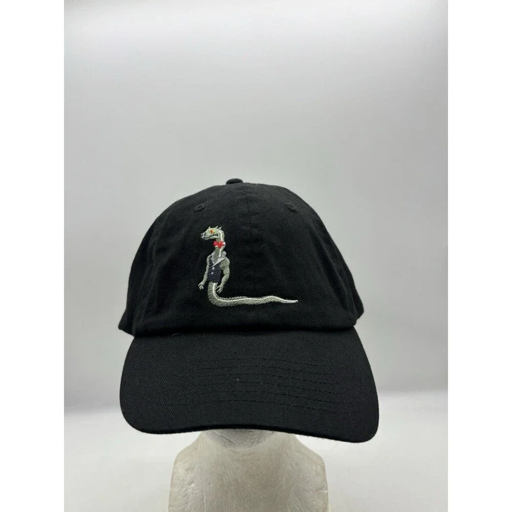 Little Demon FX Hulu Promo Hat Black Cotton Lizard Bowtie Dad Cap Adjustable
